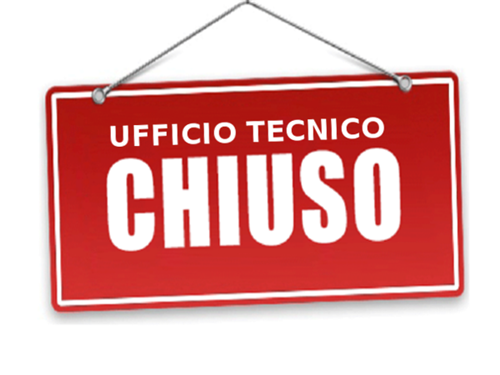 Chiusura ufficio tecnico